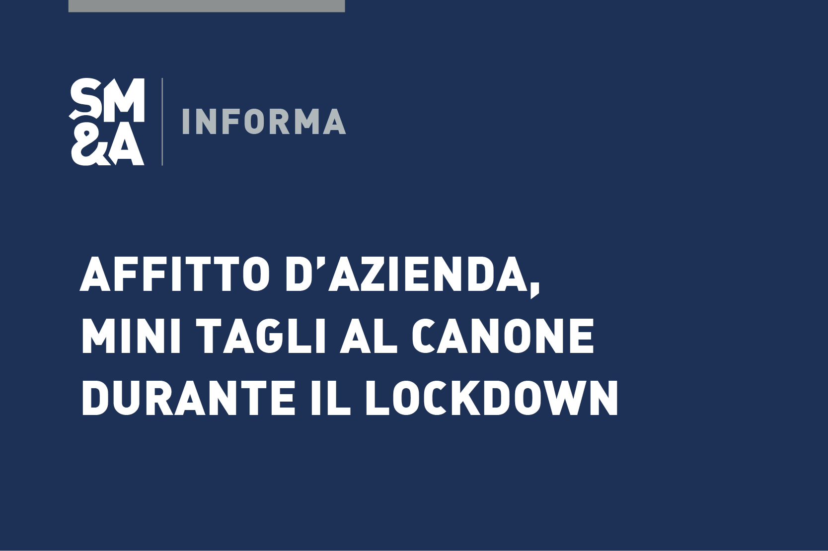 canone affitto ramo d'azienda